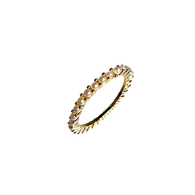 Pearl Ring Thin Band