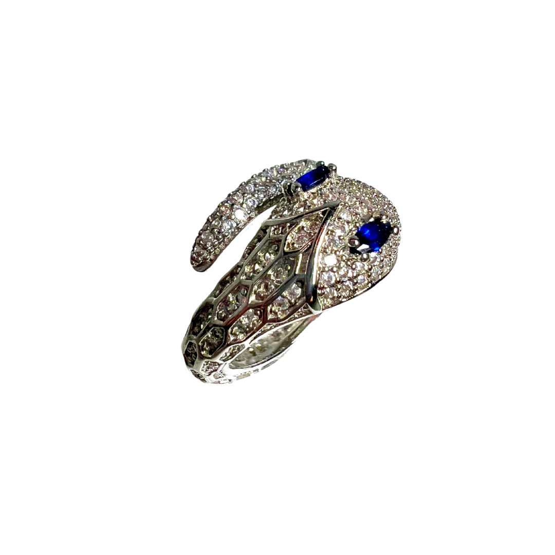 Snake Rhinestone Ring