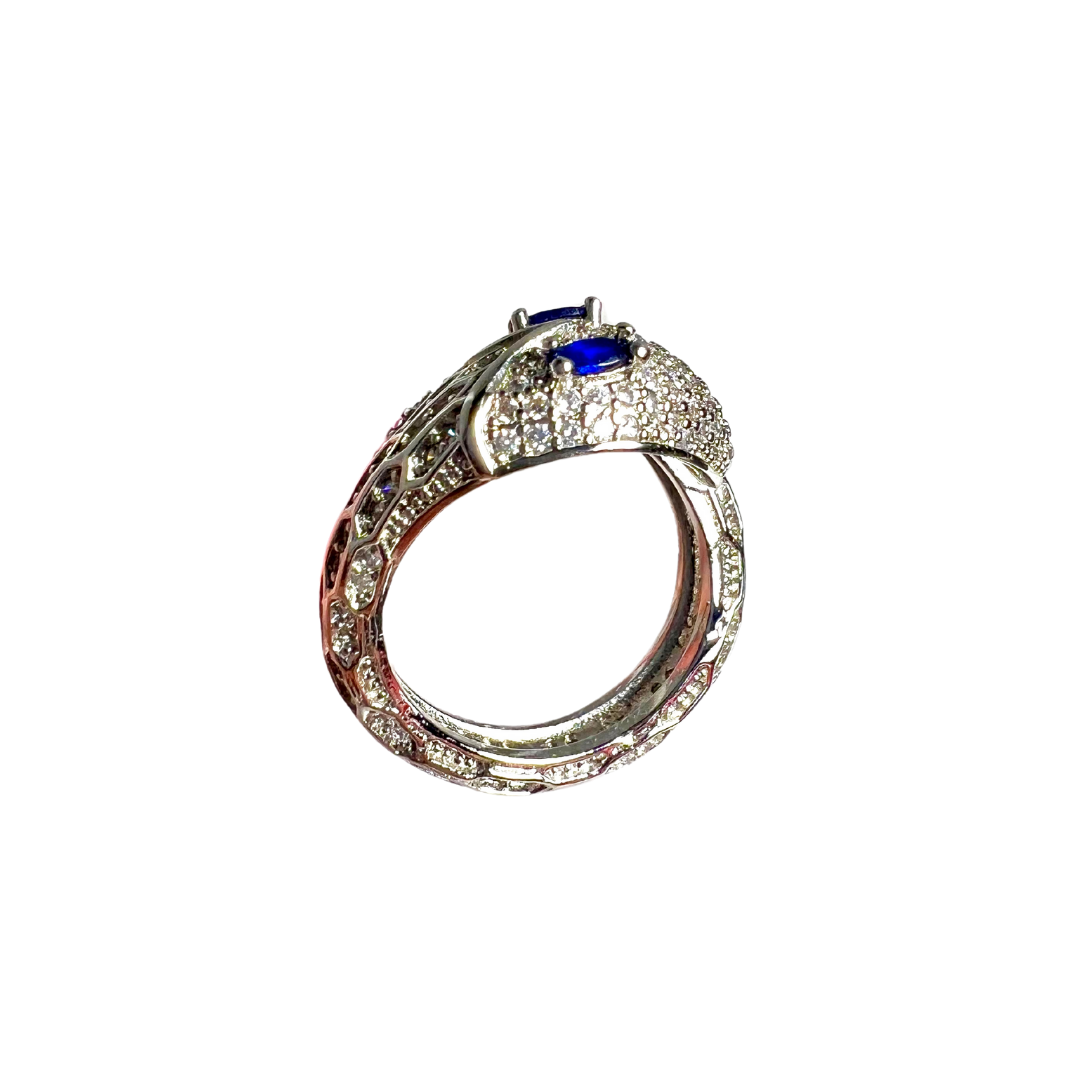 Snake Rhinestone Ring