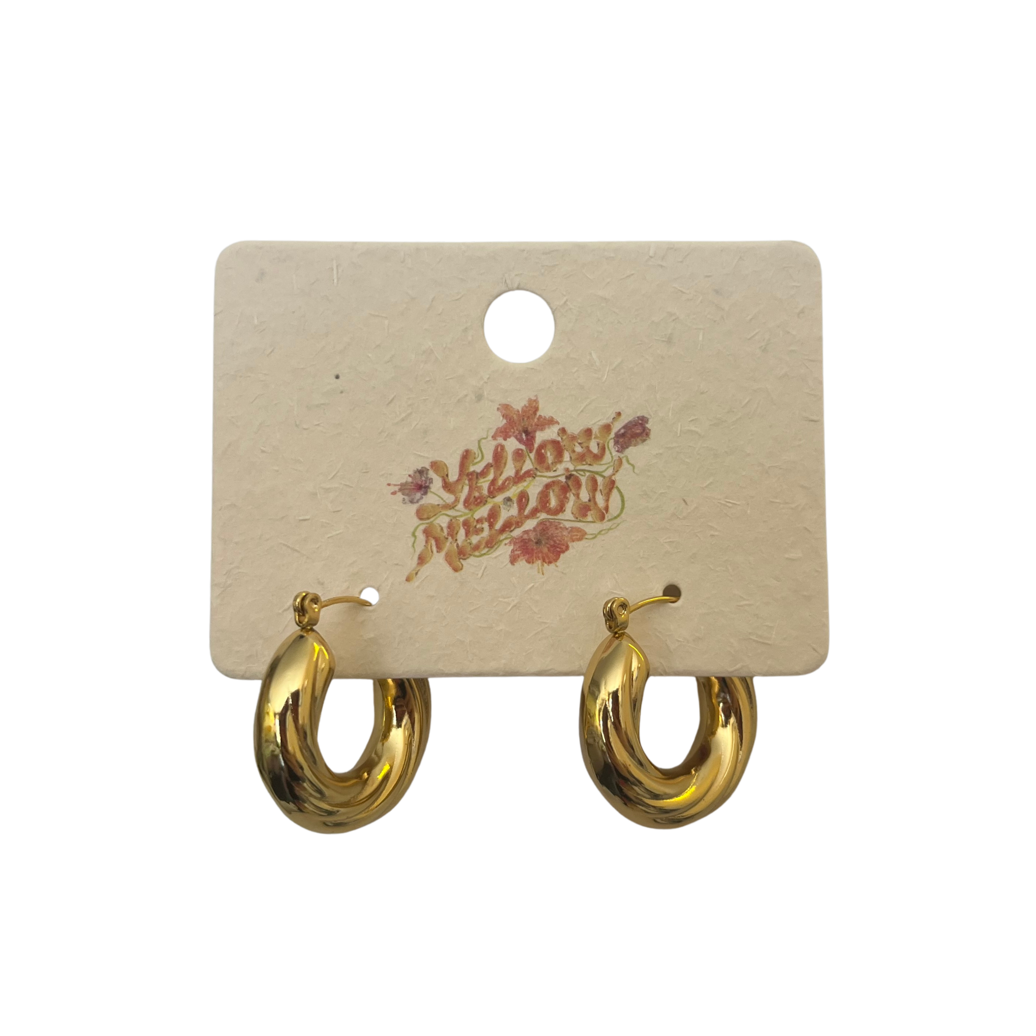 Medium Gold Hoop Earrings