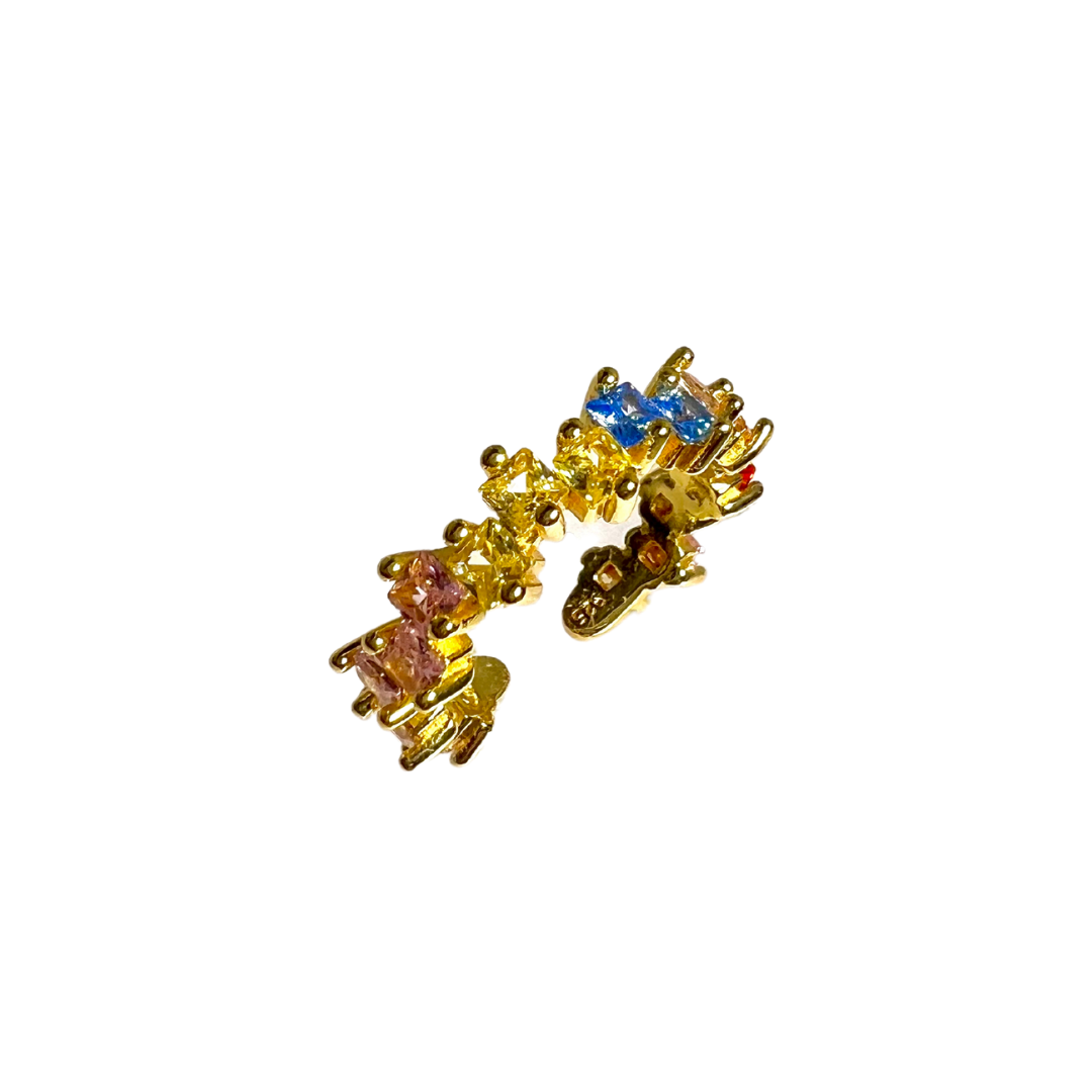 Multi Color Gem Ring