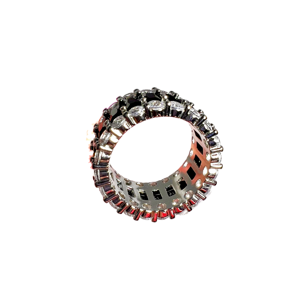 Gem Thick Eternity Band Ring