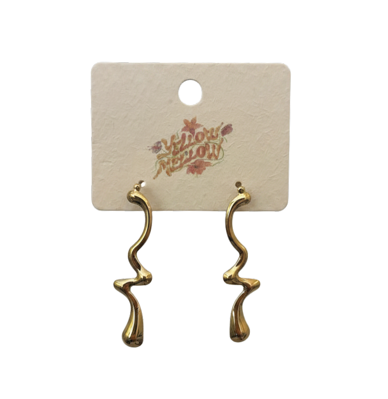 Liquid Metal Earrings