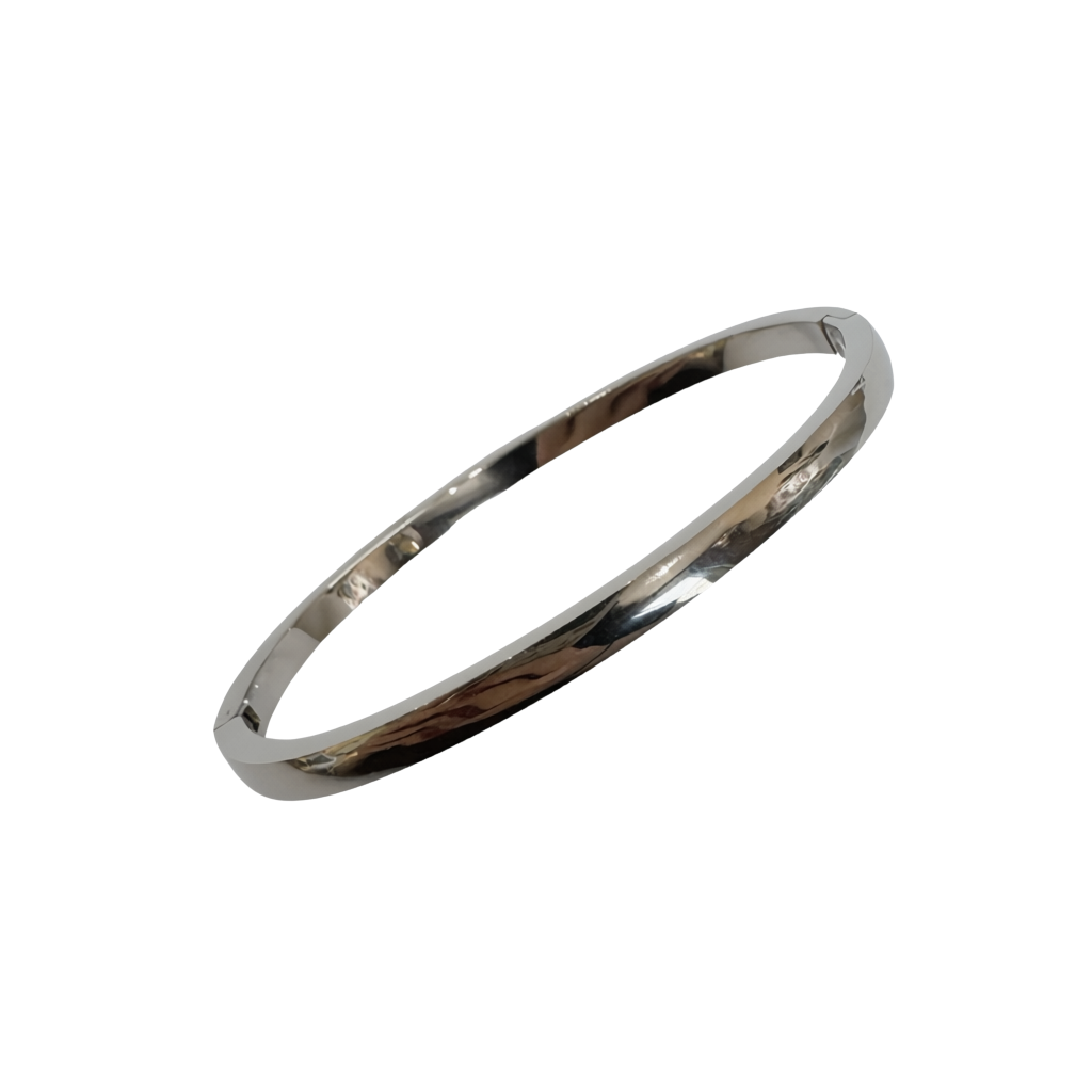 Minimalist Thin Stainless Steel Bangle