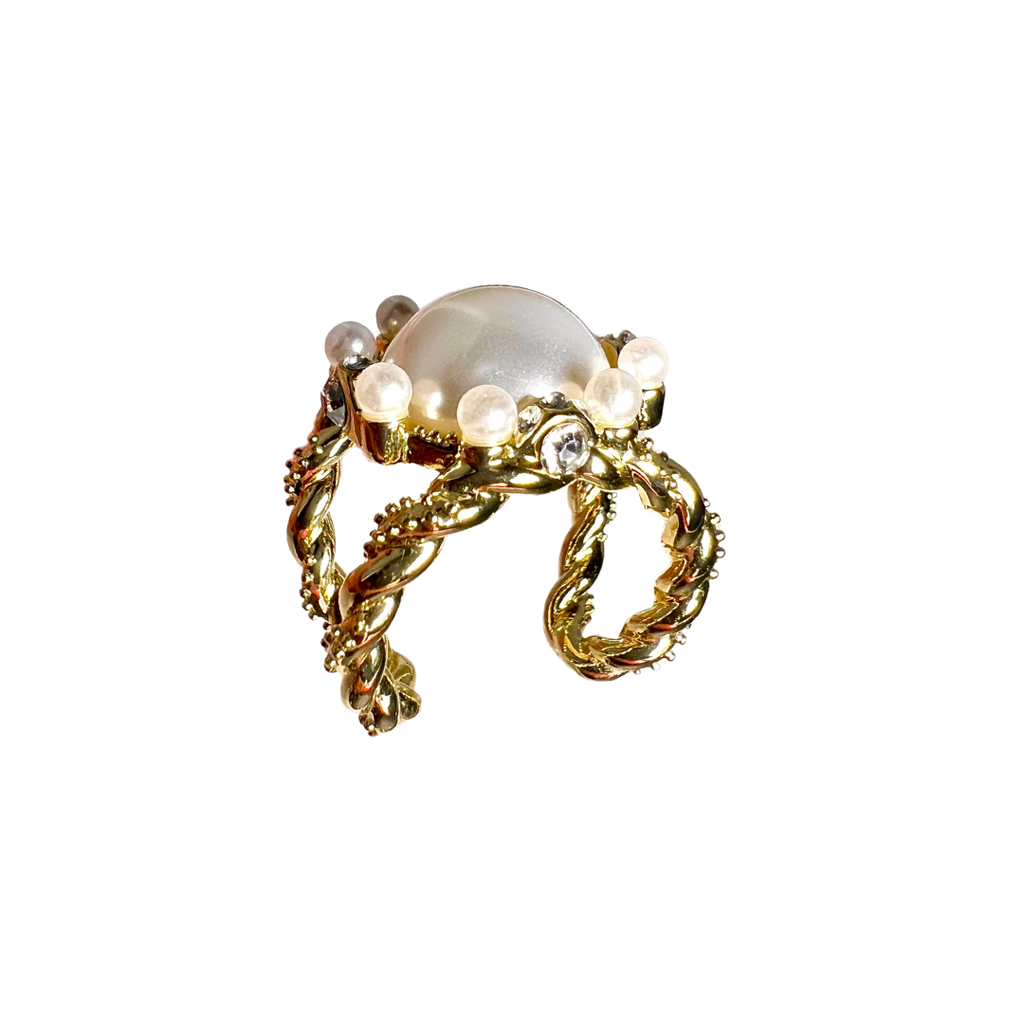Pearl Statement Ring