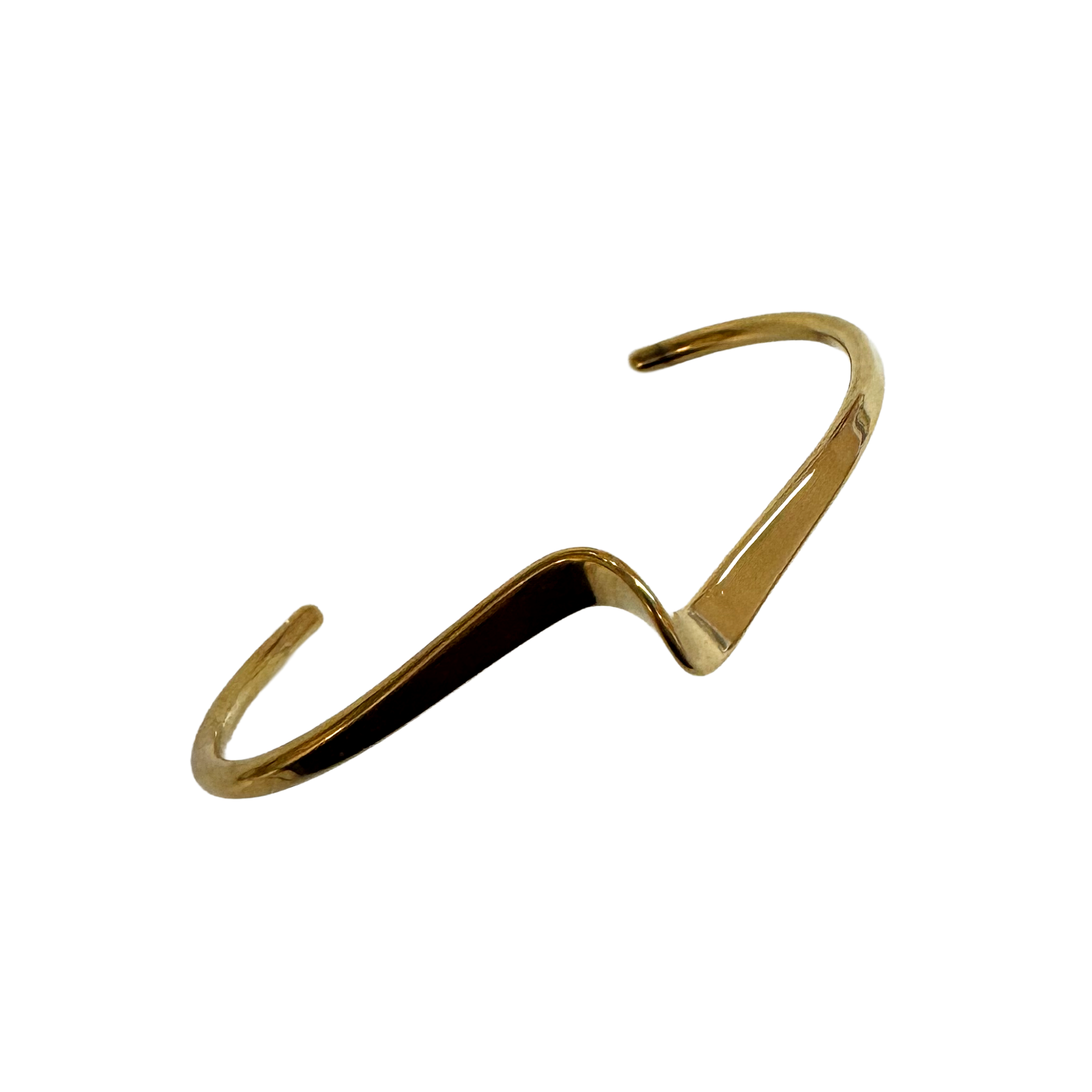 Zigzag Thin Stainless Steel Bangle