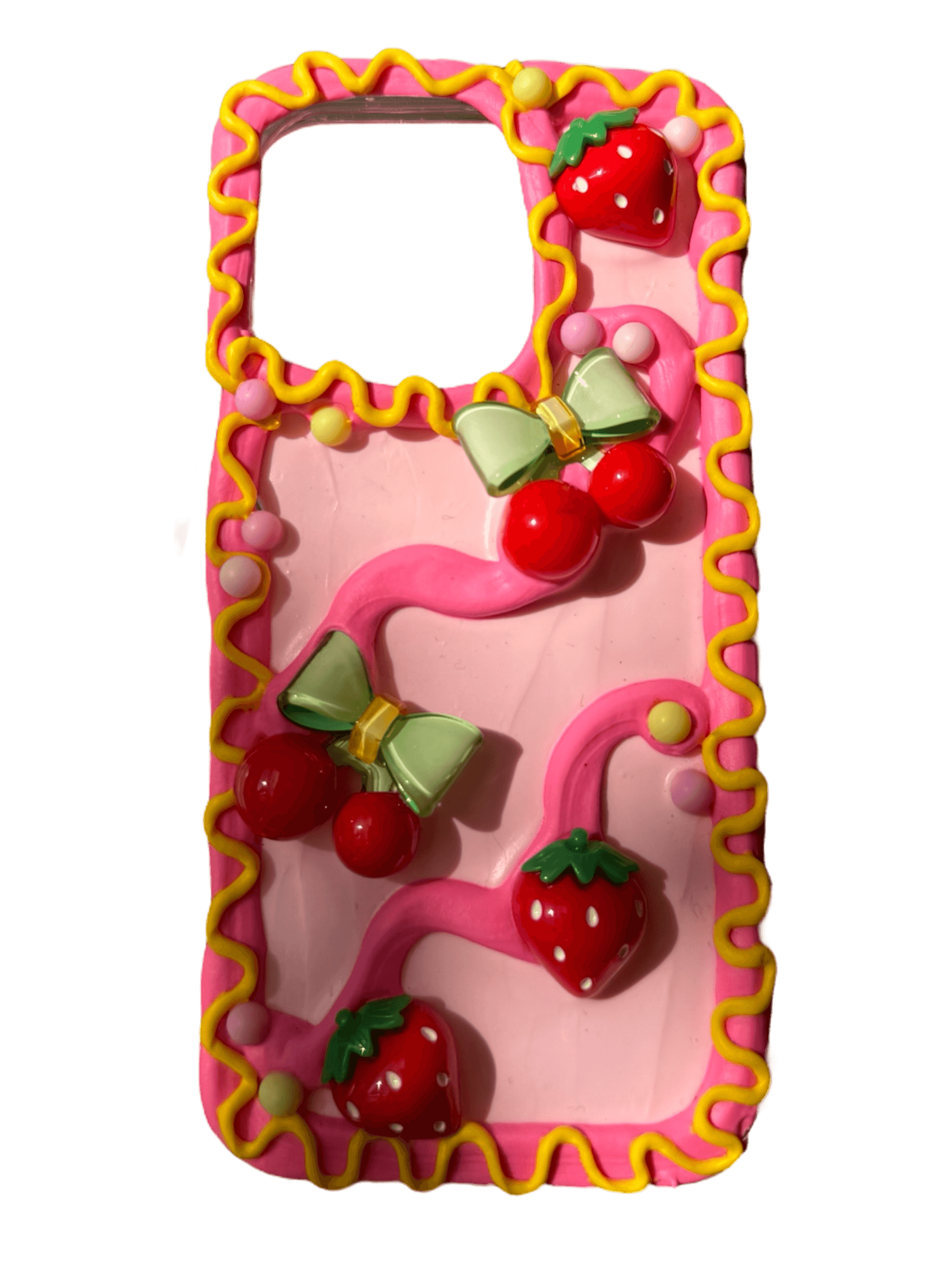 Cherry Strawberry Pink Case