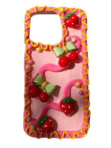 Cherry Strawberry Pink Case