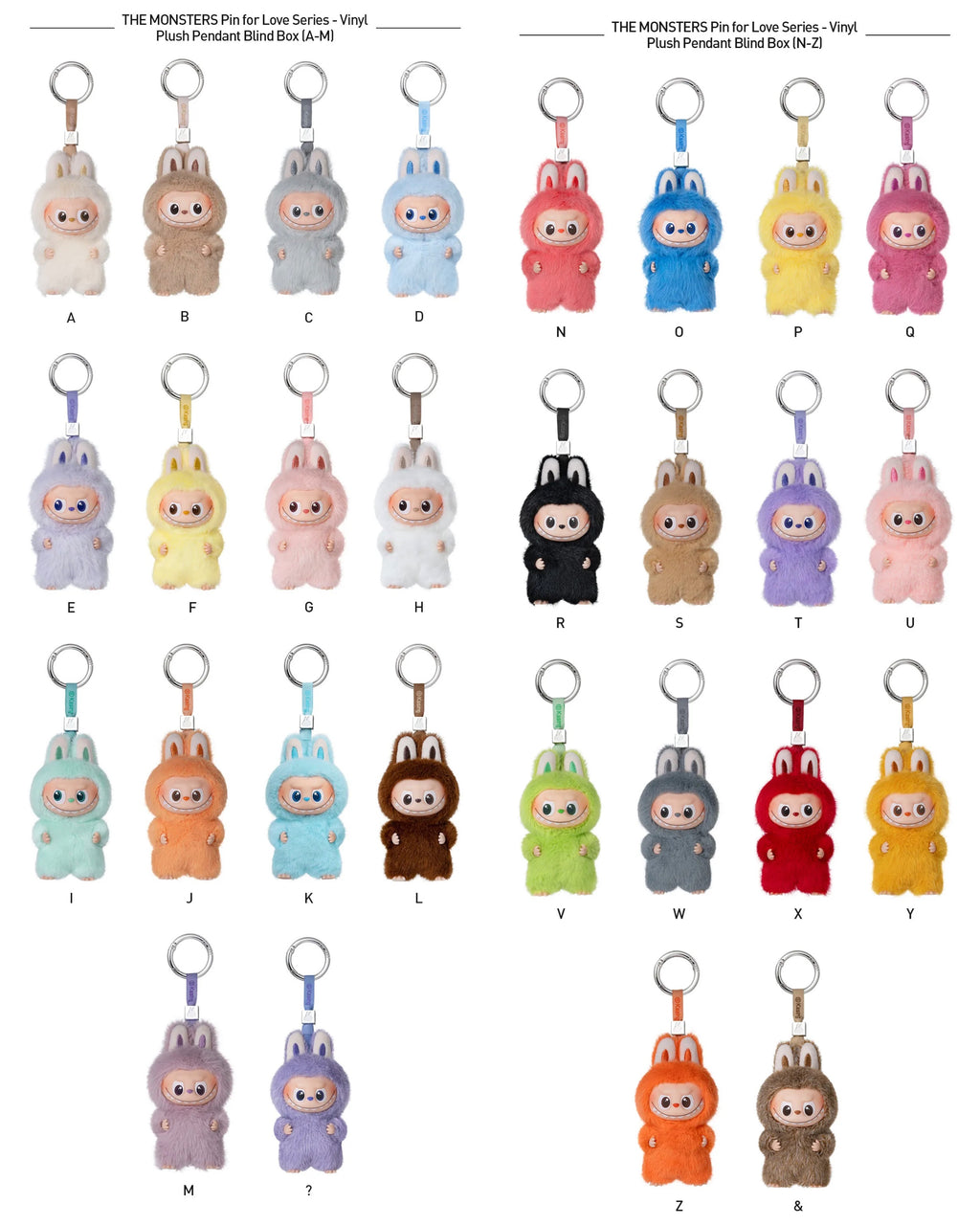 Labubu - Gen 4 Pin For Love (Letters)