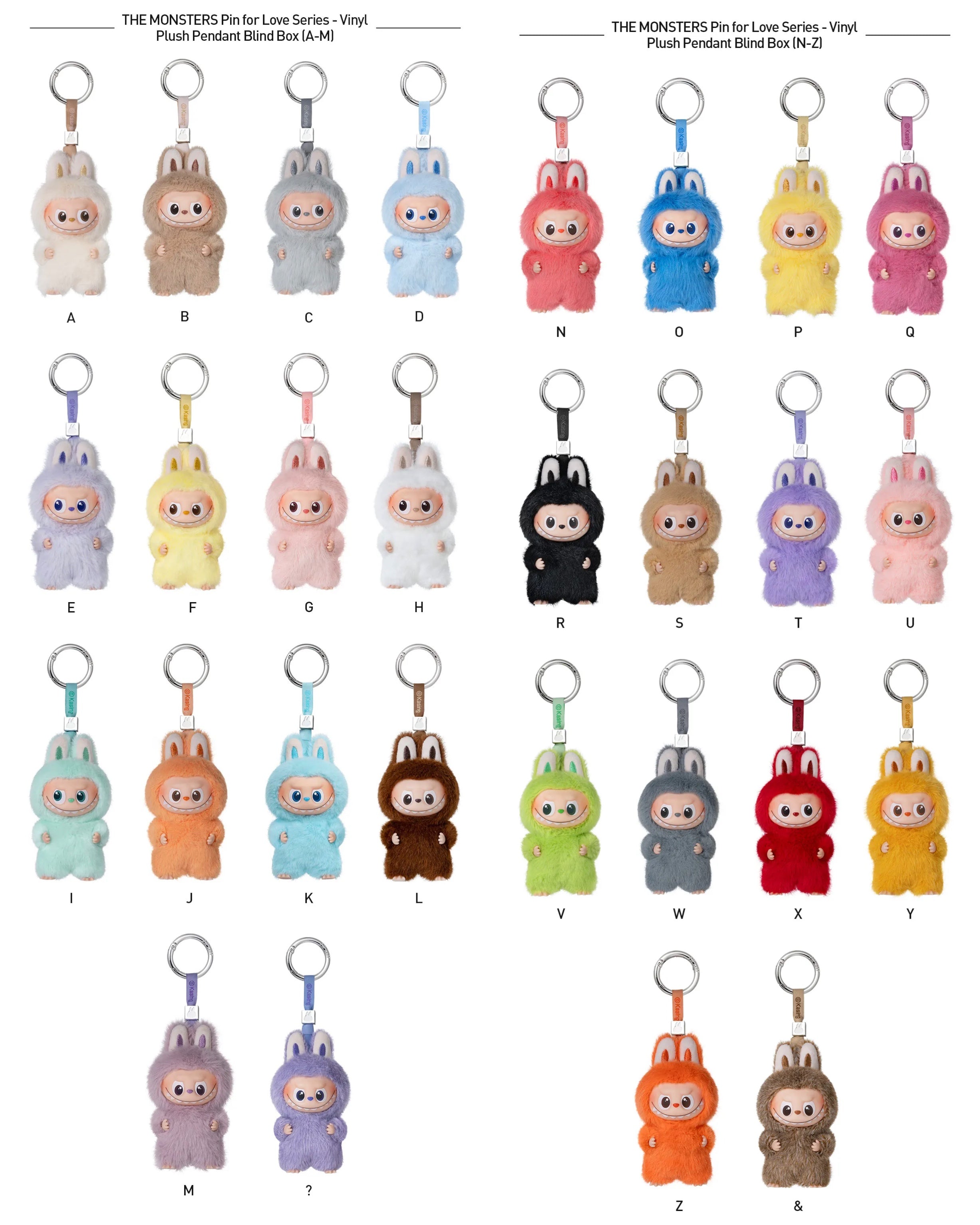 Labubu - Gen 4 Pin For Love (Letters)