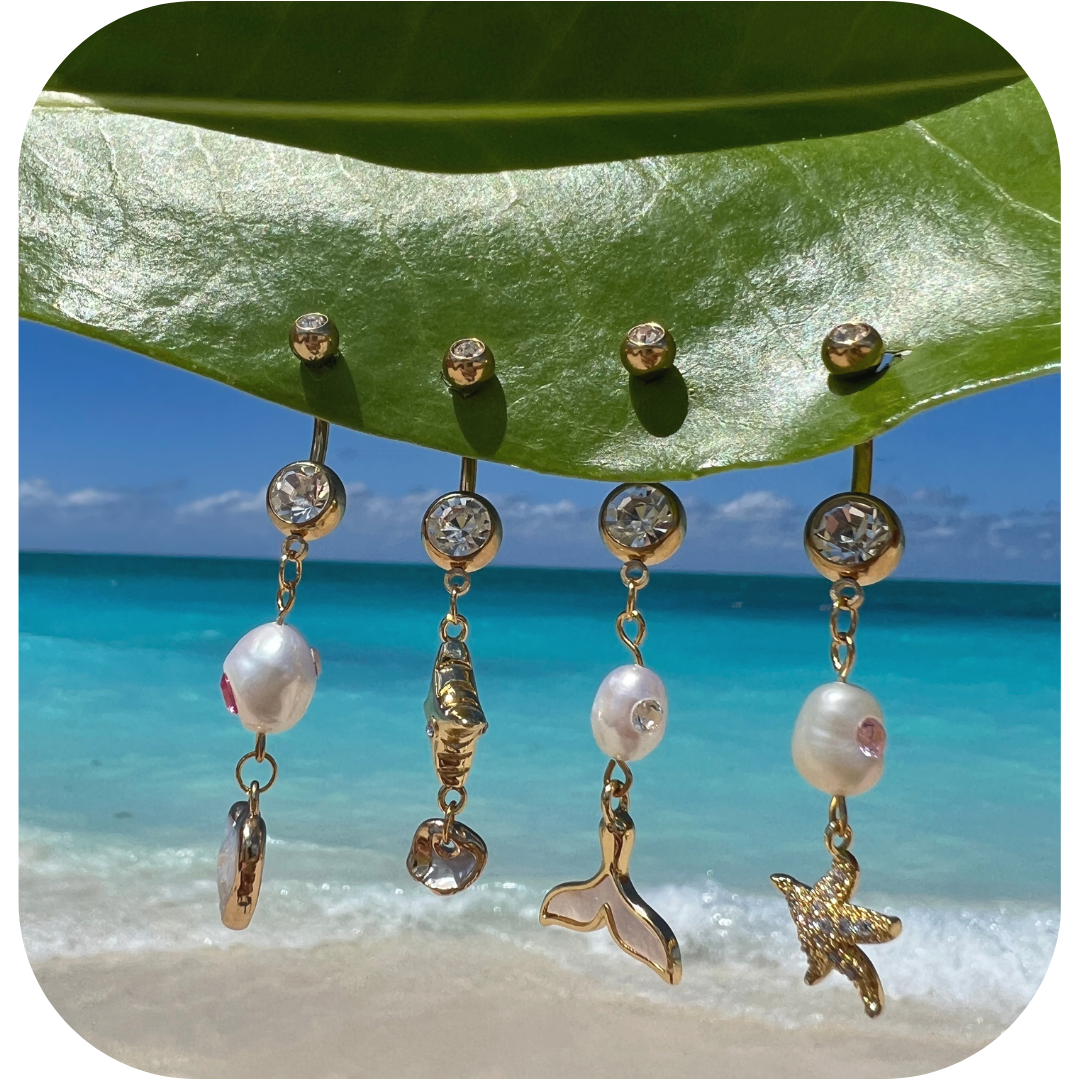 Oceanna Freshwater Pearl Belly Ring