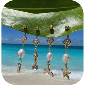 Oceanna Freshwater Pearl Belly Ring