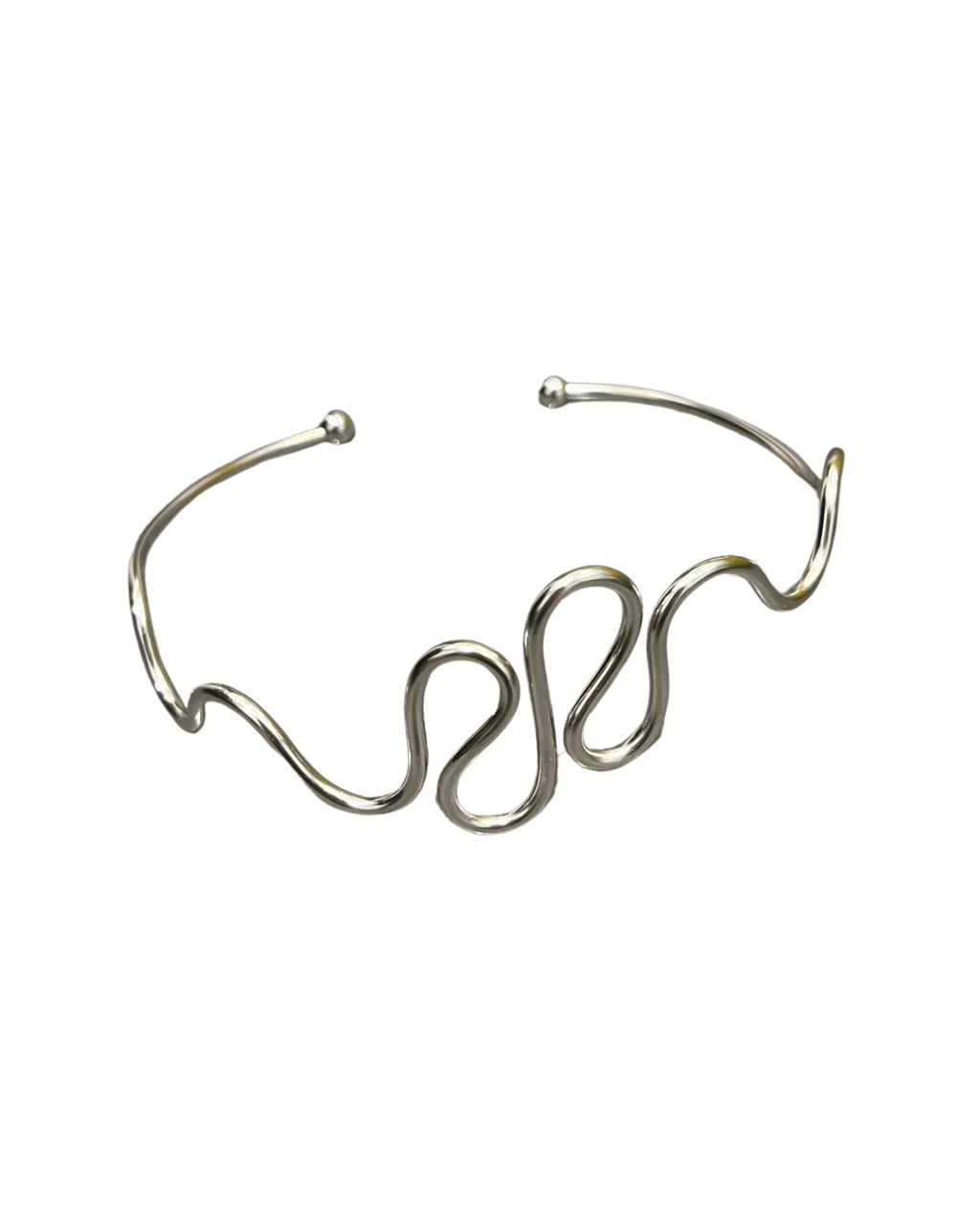 Wave Minimalist Arm Cuff