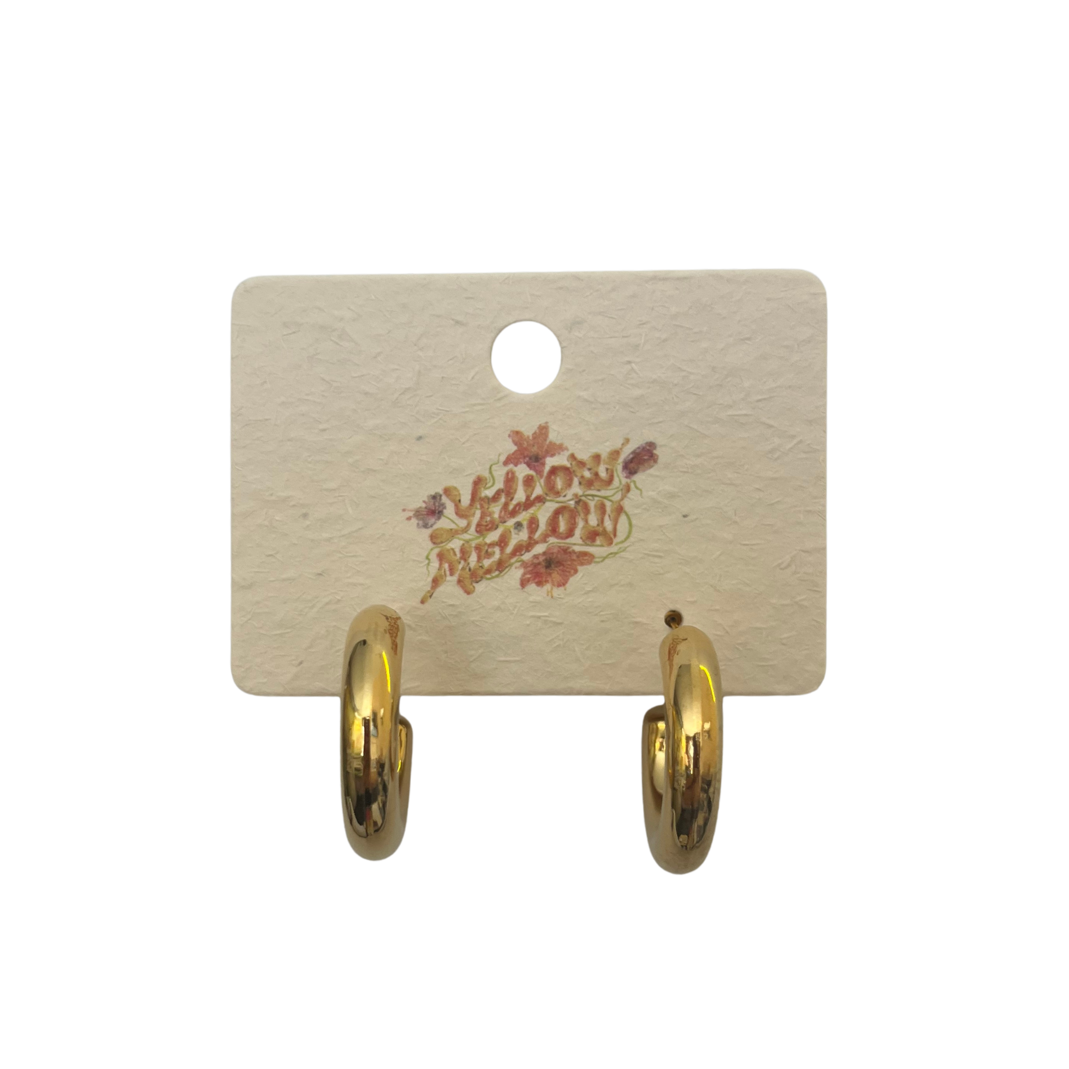 Medium Gold Hoop Earrings