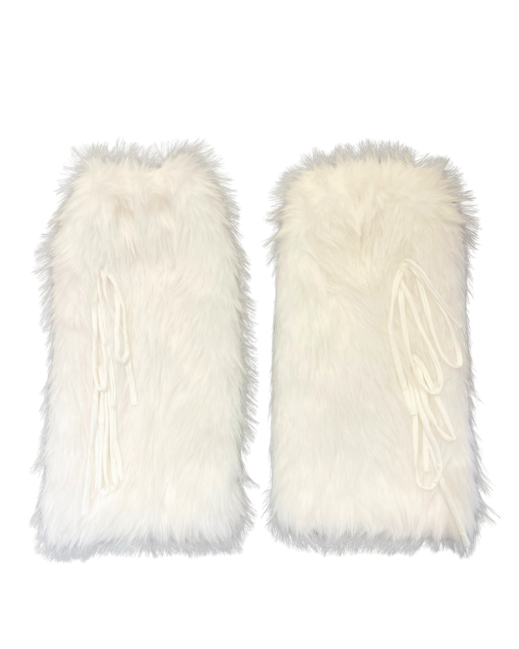 Faux Fur Leg Warmers - Long