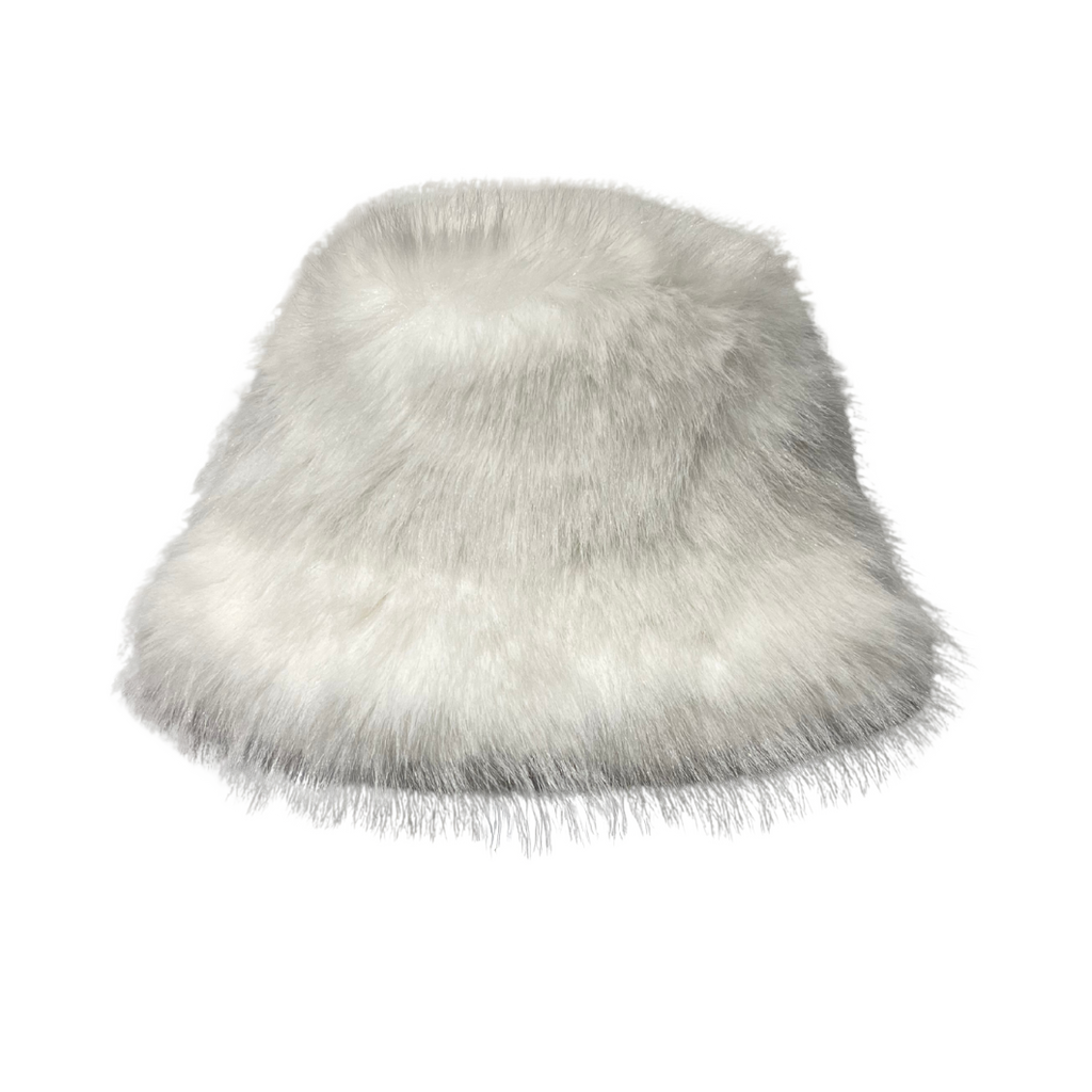 Faux Fur Bucket Hat - Solid