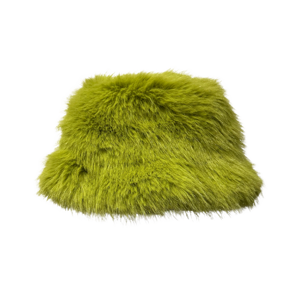 Faux Fur Bucket Hat - Solid