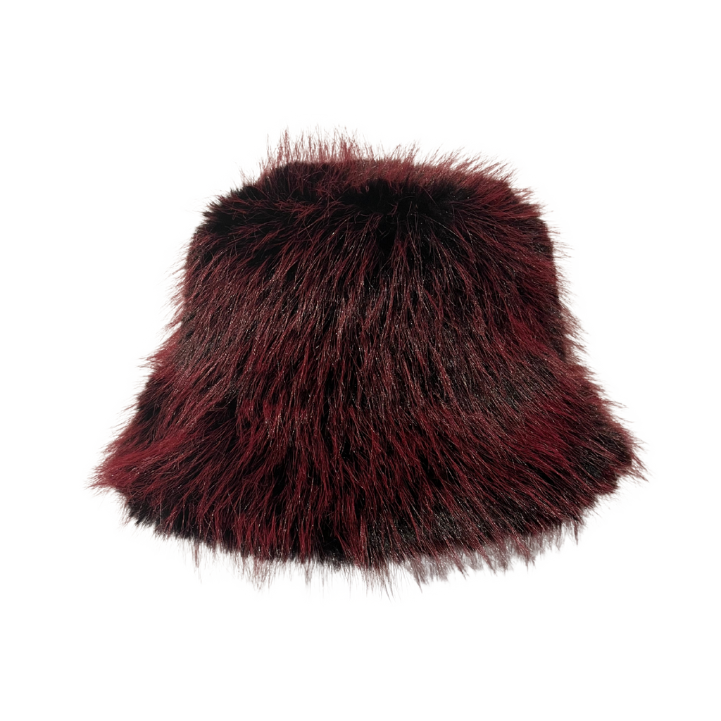 Faux Fur Bucket Hat - Frosted Tips